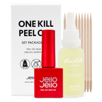 JELLO JELLO PEEL OFF BASE GEL + ONE KILL REMOVER SET
